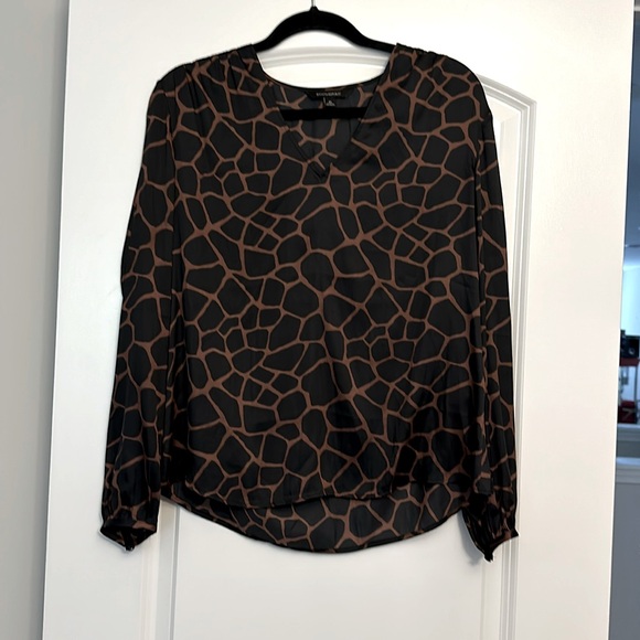Women’s Banana Republic Blouse Animal Print Size M Excellent Condition!! - Picture 1 of 7